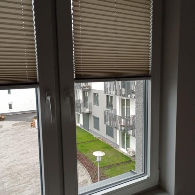 Plisy — realizacja po montażu INTIROL