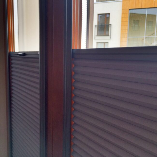 Plisy — realizacja po montażu INTIROL