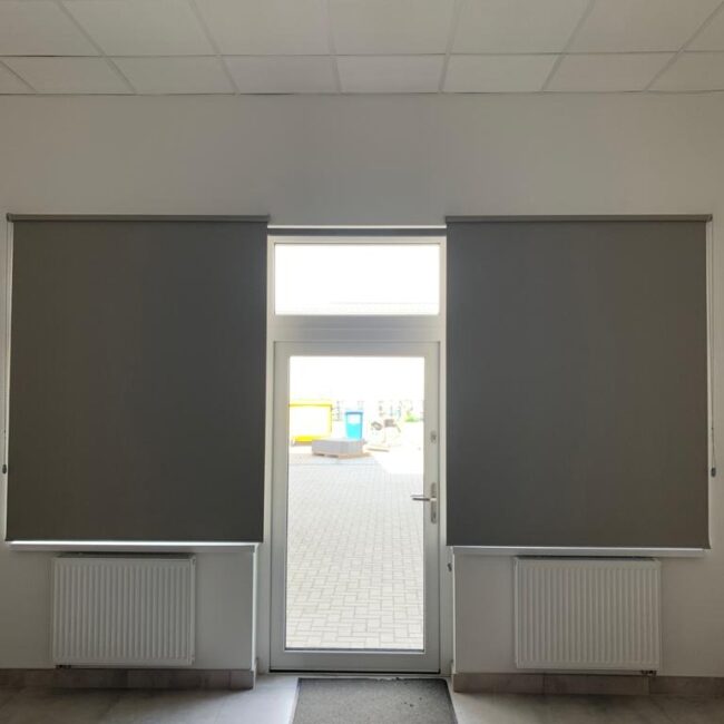 Roletki materiałowe — realizacja po montażu INTIROL