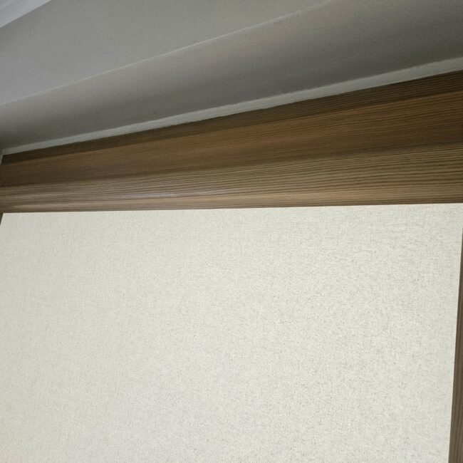 Roletki materiałowe — realizacja po montażu INTIROL