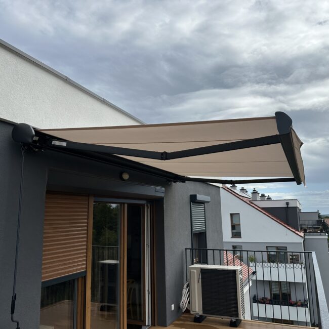 Markizy — realizacja po montażu INTIROL