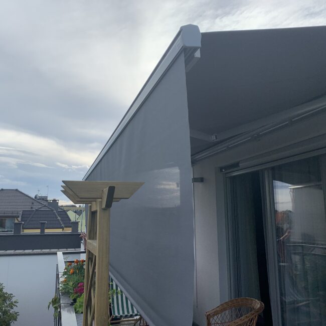 Markizy — realizacja po montażu INTIROL