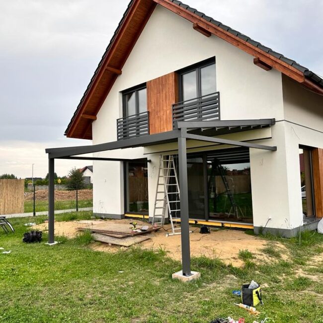 Pergole — realizacja po montażu INTIROL