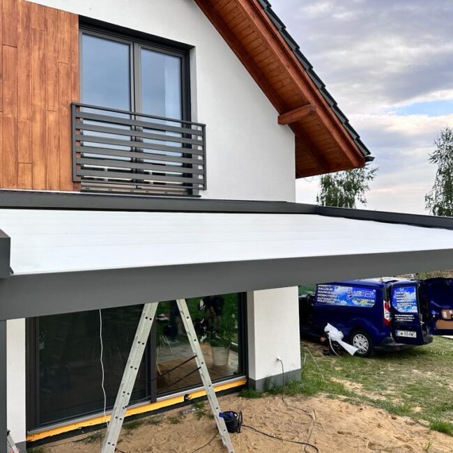 Pergole — realizacja po montażu INTIROL
